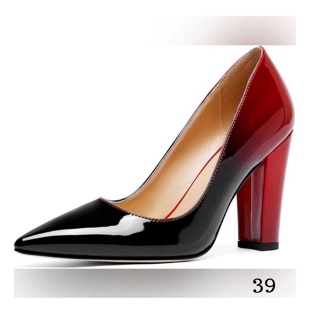 Wetkiss Block Heels Pumps for Women, S/8 - Picture 3 of 12
